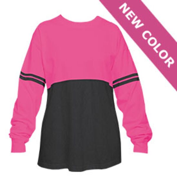 cg Youth T14FCHY Fuchsia/Charcoal Long Sleeve Jersey Thumbnail