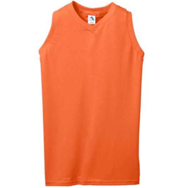 nb 556 SLEEVELESS V-NECK POLY/COTTON JERSEY Thumbnail