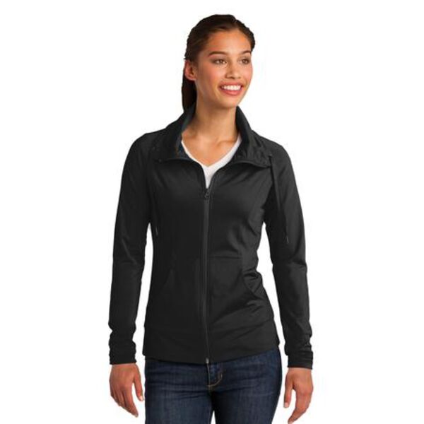 Sport-Tek® LST852 Ladies Sport-Wick® Stretch Full-Zip Jacket Thumbnail