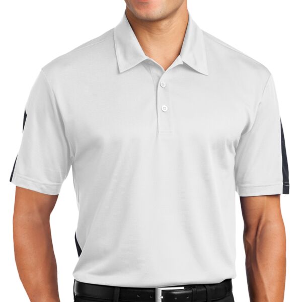 Rockhillsstaff Sport Tek ST695 Active Textured Colorblock Polo Thumbnail