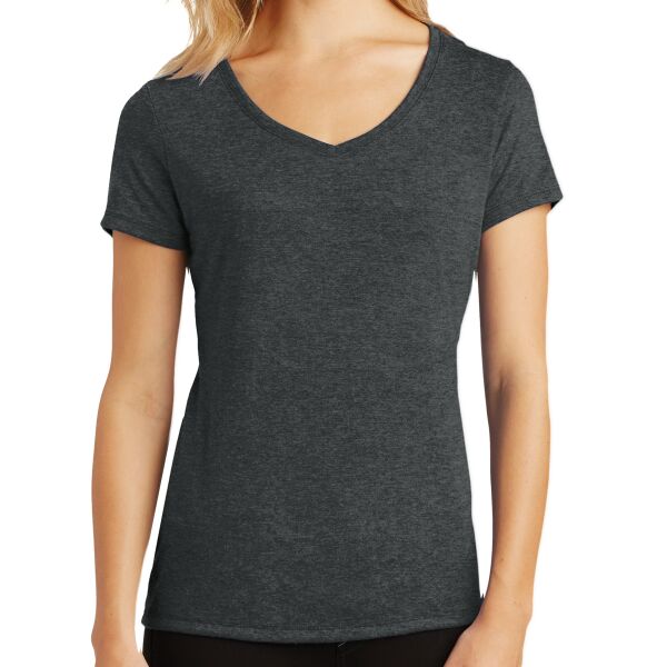 District Made DM1359L Ladies Perfect Tri ™ V Neck Tee Thumbnail