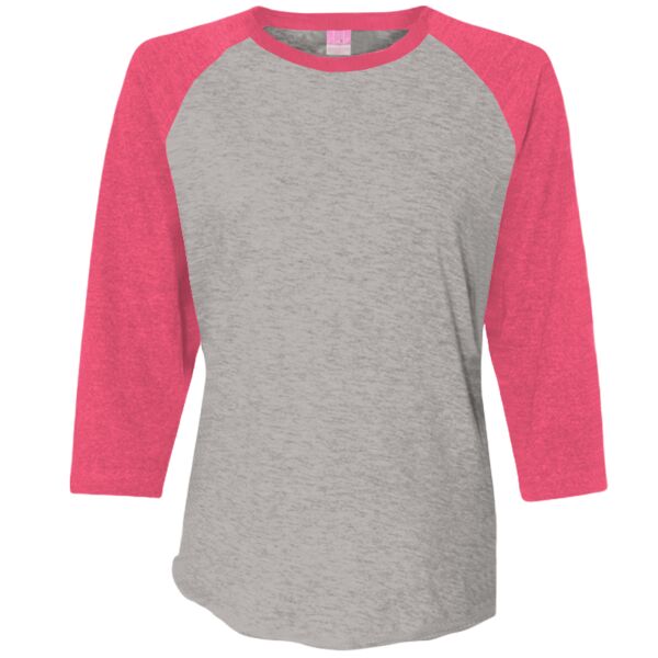 LAT 3530 Jersey Three-Quarter Sleeve Baseball T-Shirt Thumbnail