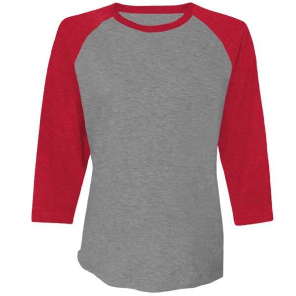cs Next Level 6051Unisex Tri-Blend 3/4-Sleeve Raglan Thumbnail