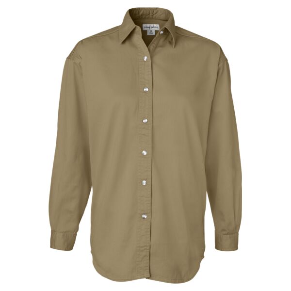 hi Sierra Pacific 5201 Ladies' Long Sleeve Cotton Twill Shirt Thumbnail