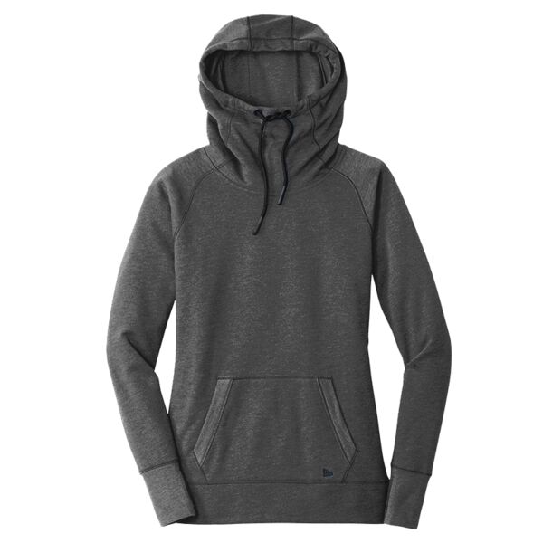 New Era LNEA510 Ladies Tri Blend Fleece Pullover Hoodie Thumbnail