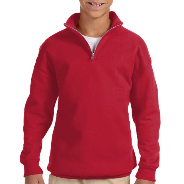 mf Jerzees 995Y Youth NuBlend ® ; 1/4 Zip Cadet Collar Sweatshirt Thumbnail