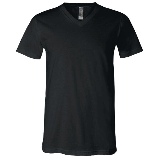 mf Canvas Unisex V-Neck Cotton Jersey Tee Thumbnail
