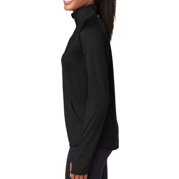 as Sport Tek LST850 Ladies Sport Wick ® Stretch 1/2 Zip Pullover Thumbnail