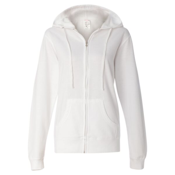 sb Independent SS650Z Juniors' Heavenly Fleece Full-Zip Hooded Sweatshirt Thumbnail