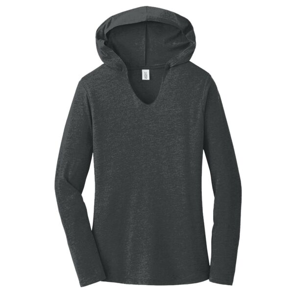 District Made DM139L Ladies Perfect Tri ® Long Sleeve Hoodie Thumbnail