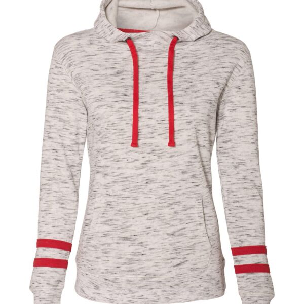 J America 57028 Women's Melange Fleece Pullover Thumbnail