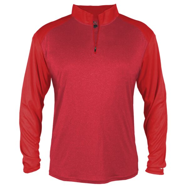 Badger 4394 Pro Heather Quarter-Zip Pullover Thumbnail