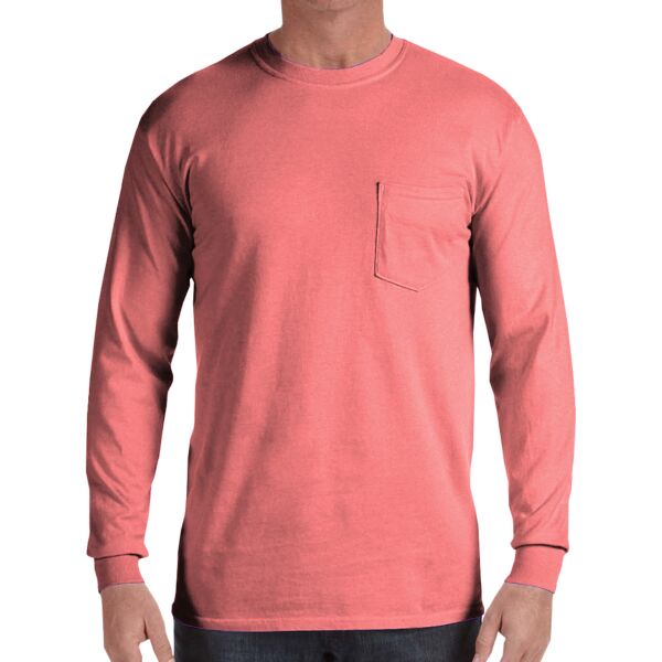 Comfort Colors C4410 6.1 oz. Long-Sleeve Pocket T-Shirt Thumbnail