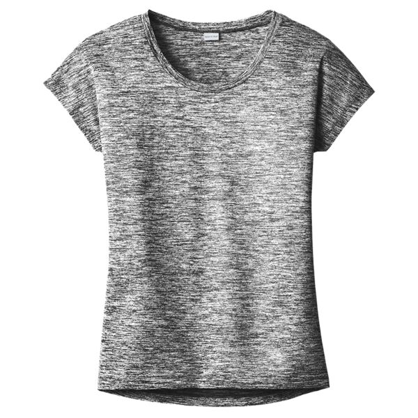 Sport Tek LST390 Ladies PosiCharge ® Electric Heather Sporty Tee Thumbnail