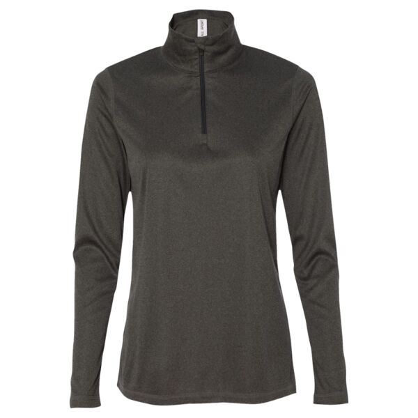 All Sport W3006 Ladies' Quarter-Zip Lightweight Pullover Thumbnail