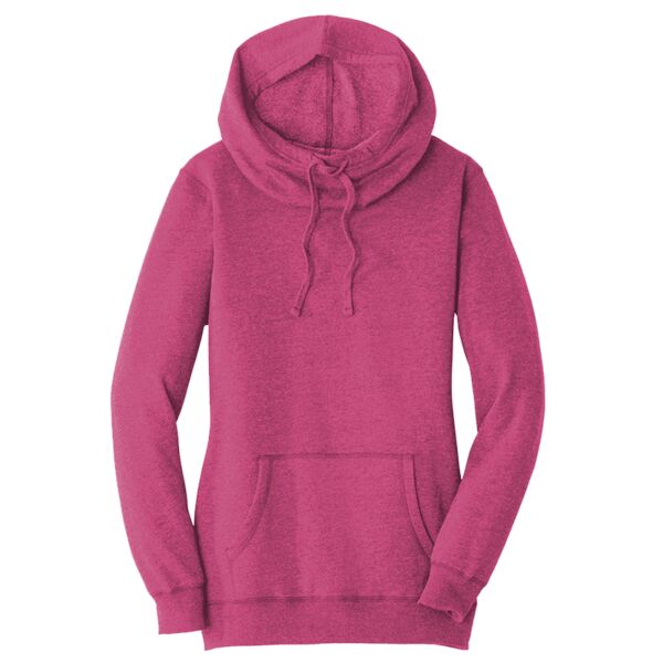 District DM493 Women's Lightweight Fleece Hoodie Thumbnail