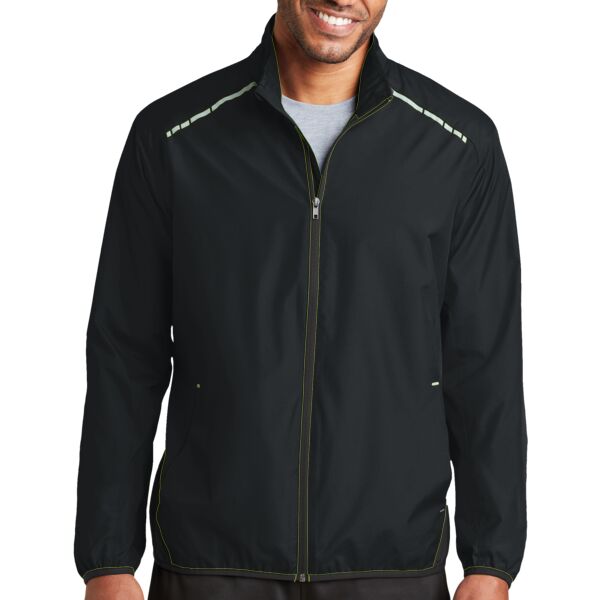 Port Authority J345 Zephyr Reflective Hit Full Zip Jacket Thumbnail