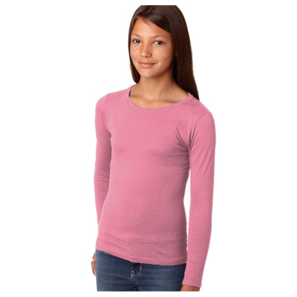 Girl's Princess Long-Sleeve Cotton Tee Thumbnail