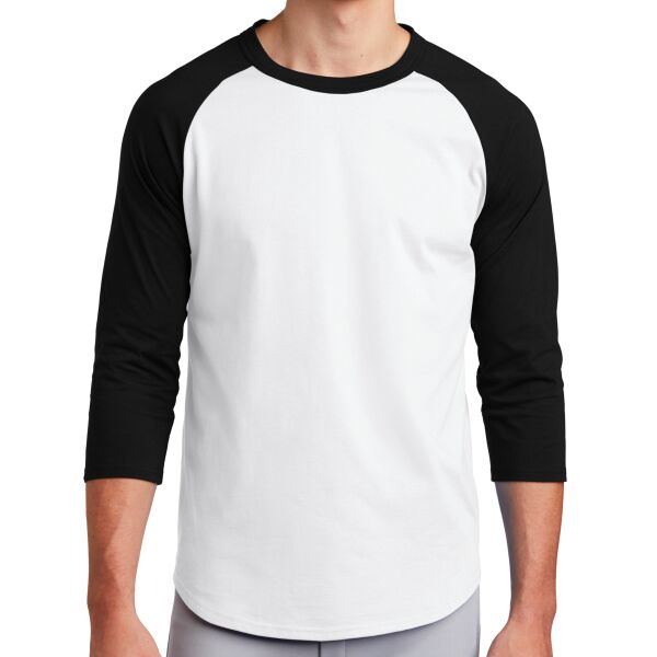 Sport Tek T200 Colorblock Raglan Jersey Thumbnail