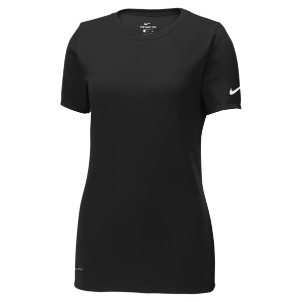 Nike NKBQ 5234 Ladies Dri FIT Cotton/Poly Scoop Neck Tee Thumbnail