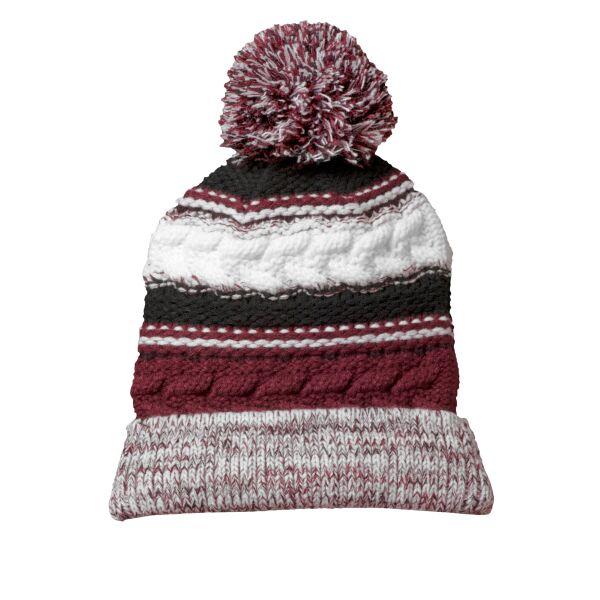 Sport Tek STC21 Pom Pom Team Beanie Thumbnail