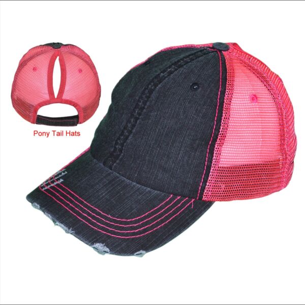 Wholesale HTBKC2990  Ponytail Truck Caps Thumbnail