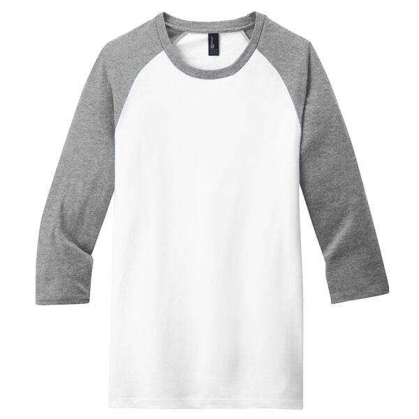 District Dt6210 Very Important Tee ® 3/4 Sleeve Raglan Thumbnail
