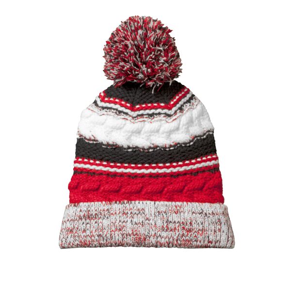 Sport Tek STC21 Pom Pom Team Beanie Thumbnail