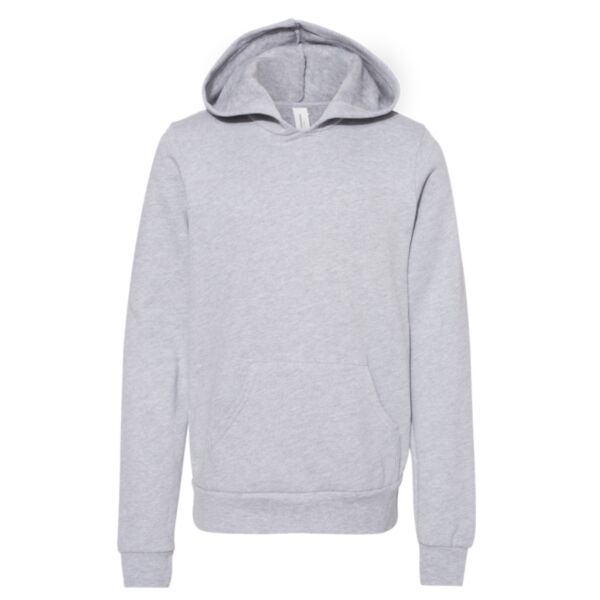 Bella 3719Y Youth Fleece Hooded Sweatshirt Thumbnail