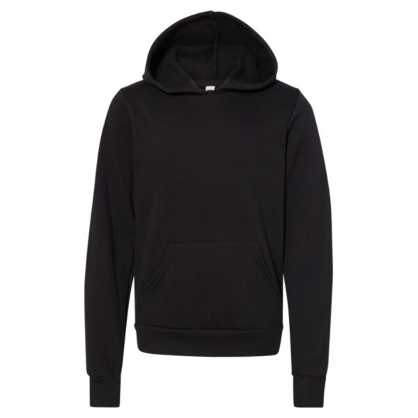 Bella 3719Y Youth Fleece Hooded Sweatshirt Thumbnail
