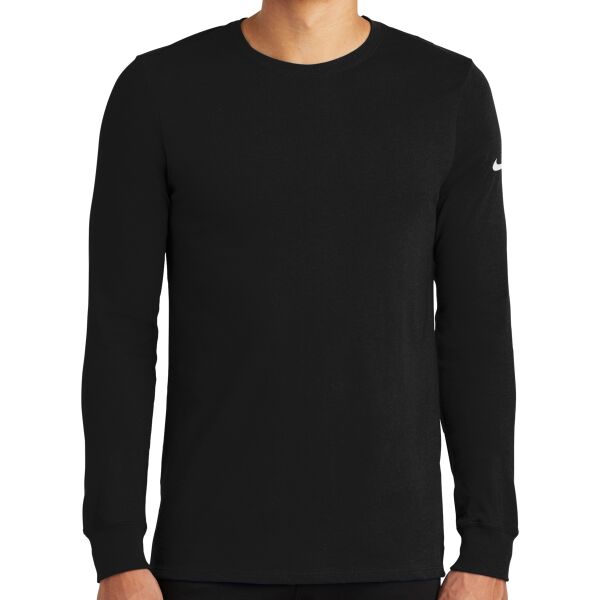 Nike NKBQ5230 Dri FIT Cotton/Poly Long Sleeve Tee Thumbnail