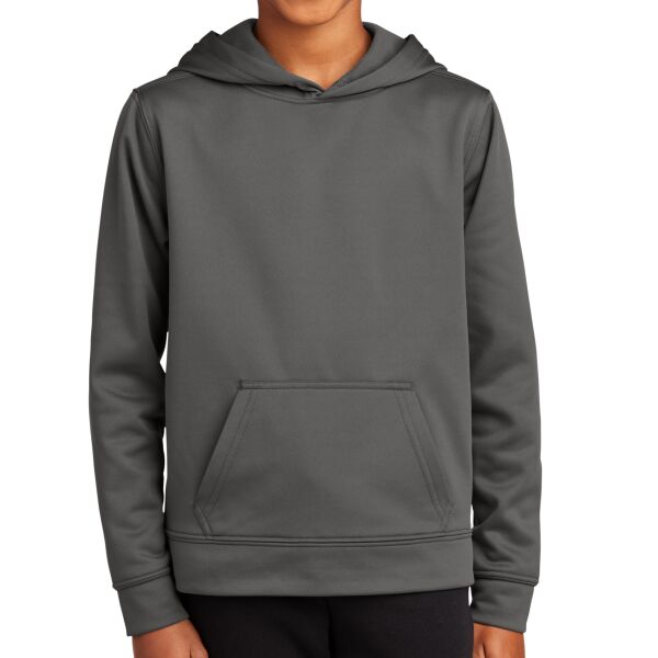 Port & Co PC590YH Youth Performance Fleece Pullover Hooded Sweatshirt Thumbnail