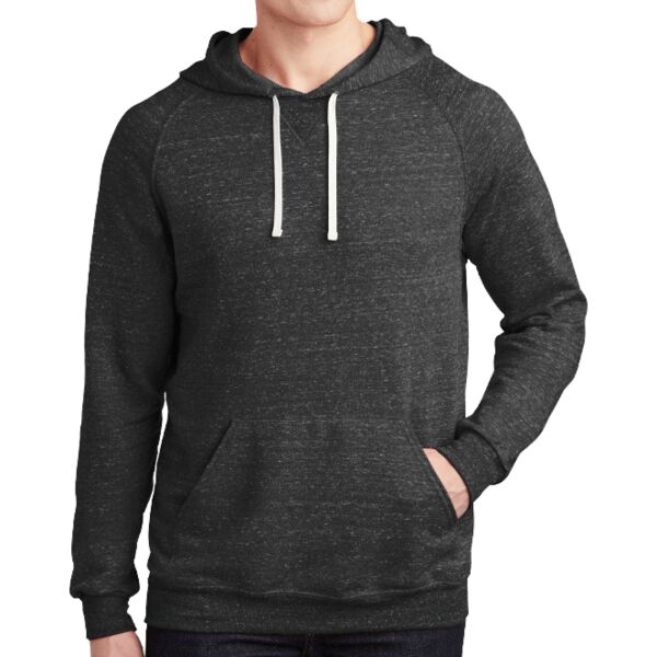 Jerzees 90MR Snow Heather French Terry Raglan Hoodie Thumbnail
