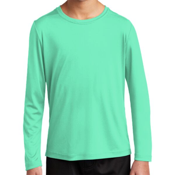 Sport Tek YST420LS Youth UV Pro Long Sleeve Tee Thumbnail