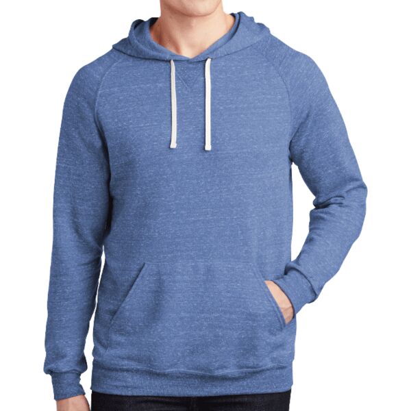 Jerzees 90MR Snow Heather French Terry Raglan Hoodie Thumbnail