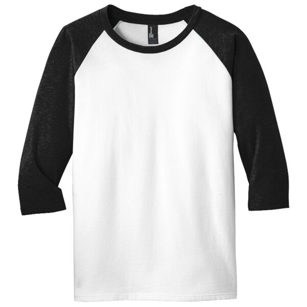 District DT6210Y Youth Very Important Tee ® 3/4 Sleeve Thumbnail