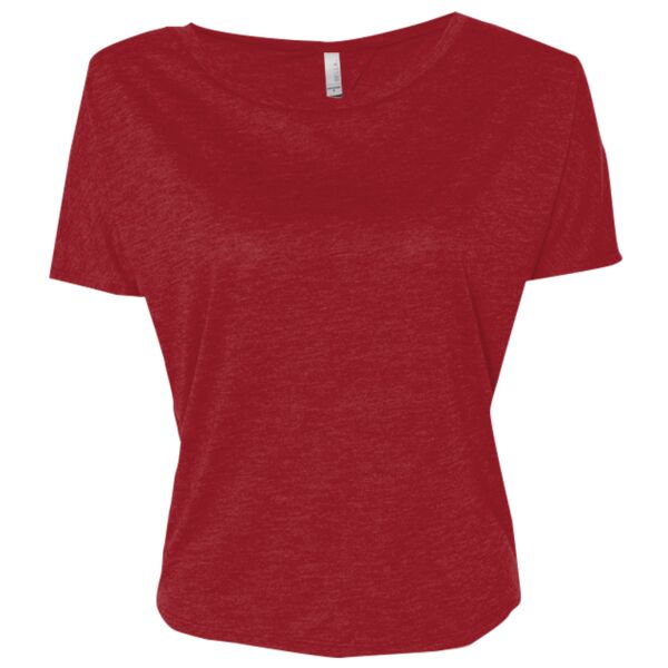 Bella 8871 Women's Flowy Open Back Tee Thumbnail