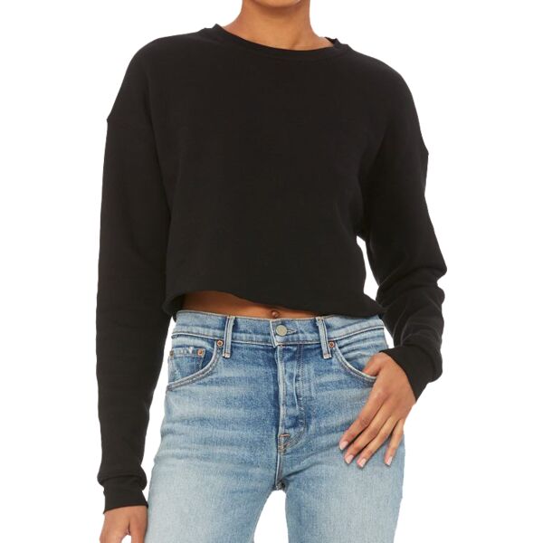 Bella 7503 Women's Cropped Crew Fleece Thumbnail