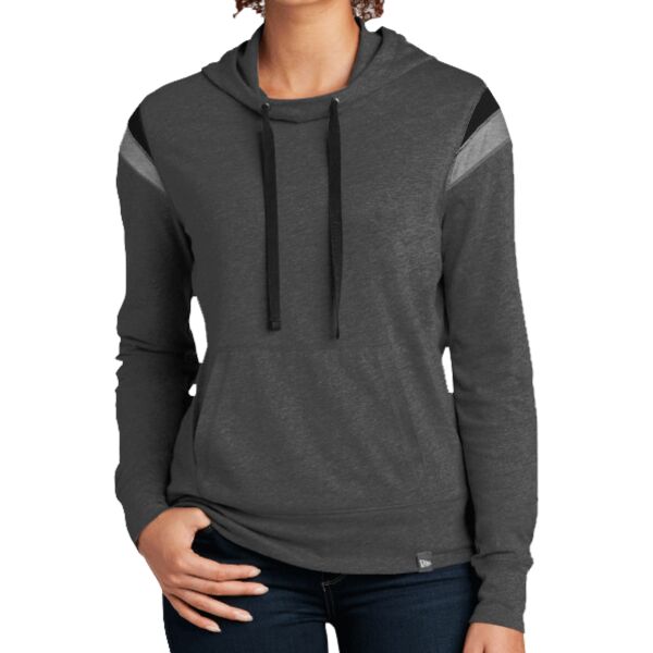New Era LNEA108 Ladies Heritage Blend Varsity Hoodie Thumbnail