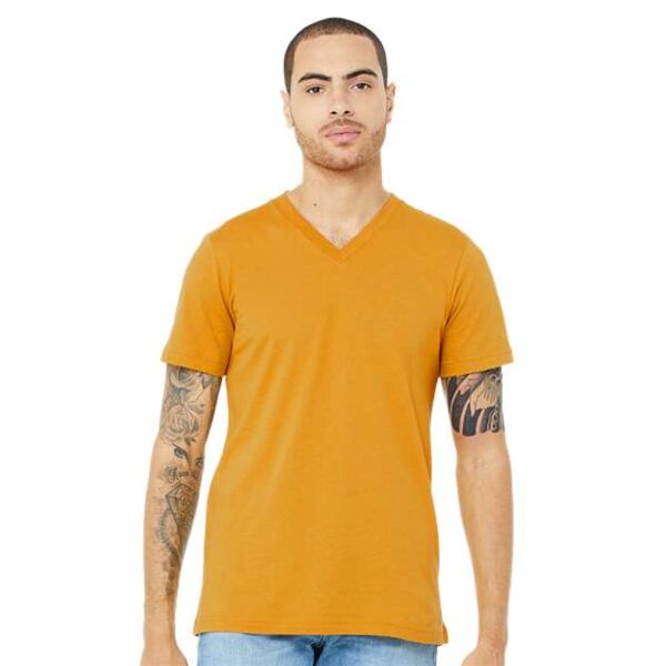 Bella 3005 Adult Unisex Jersey V-Neck Tee Thumbnail