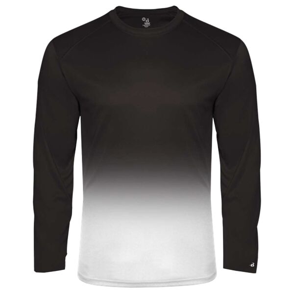 Badger 4204 Adult Ombre Long Sleeve T-Shirt Thumbnail