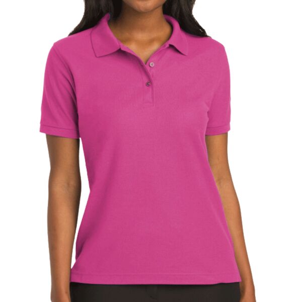 Port Authority L500 Ladies Silk Touch™ Polo Thumbnail