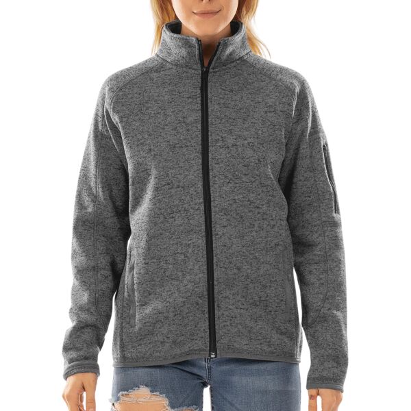 Burnside 5901 Women's Sweater Knit Jacket Thumbnail