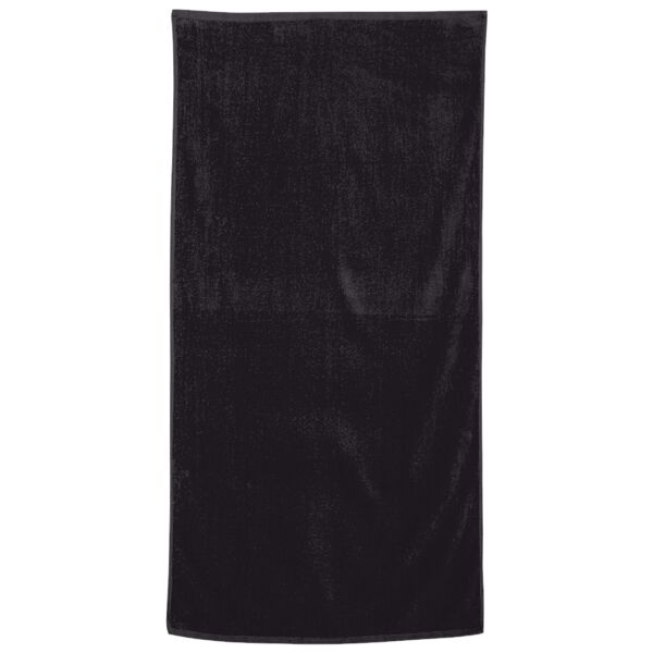 Q-Tees QV3060 Velour Beach Towel Thumbnail